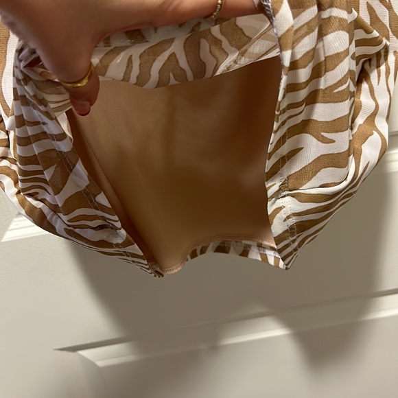 Zebra Print Mini Dress - Picture 6 of 7